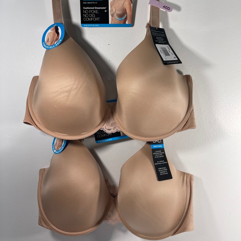 Lot Of 2 NEW BALI Convertible Bra Underwire 40D - Picture 8 of 8